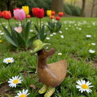 Flower Hat Bamboo Ducky