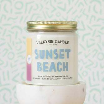 Sunset Beach Candle | Summer Collection - THE SILVER RIPPLE