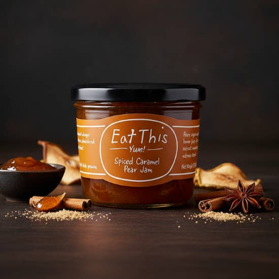 Spiced Caramel Pear Preserve