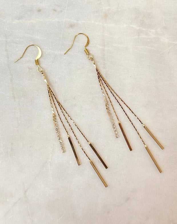 Drape Dangle Earrings