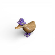 Flower Hat Bamboo Ducky