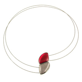 Magenta Pendant Necklace