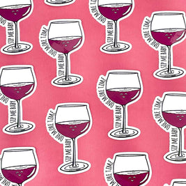 Sip Me Baby One More Time - Wine Stickers - CLOSEOUT SALE