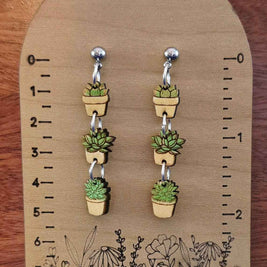 Succulent Charm Earrings