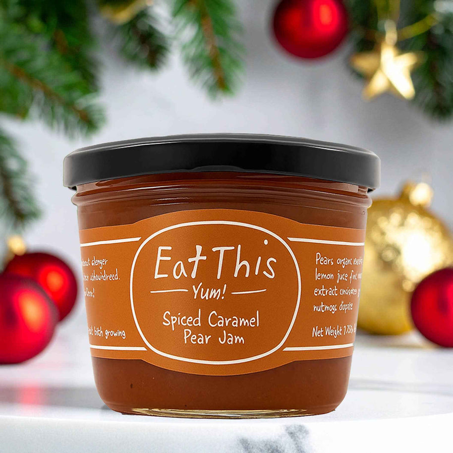 Spiced Caramel Pear Preserve