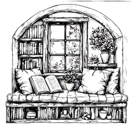 Book Nook DIY Painting Art Kit