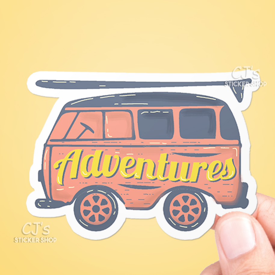Adventures Sticker: 5"