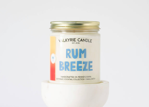 Rum Breeze Candle | Cocktail Collection - THE SILVER RIPPLE