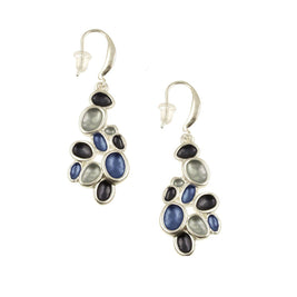 Origin Jewelry - Satori Coral Earrings  Multi: Silver Blue