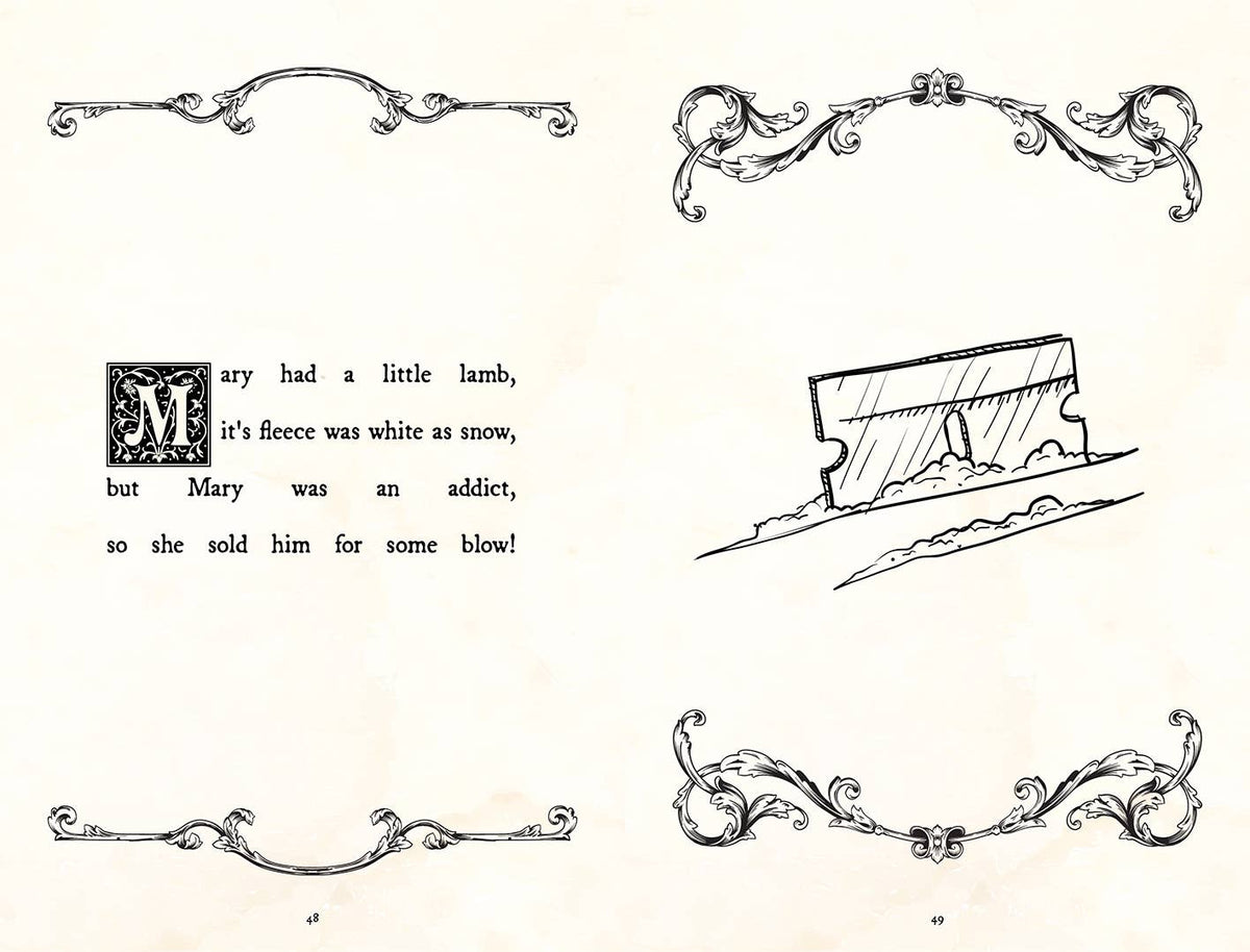 Gag Gift Book - Adult Nursery Rhymes - Classics with a Twist