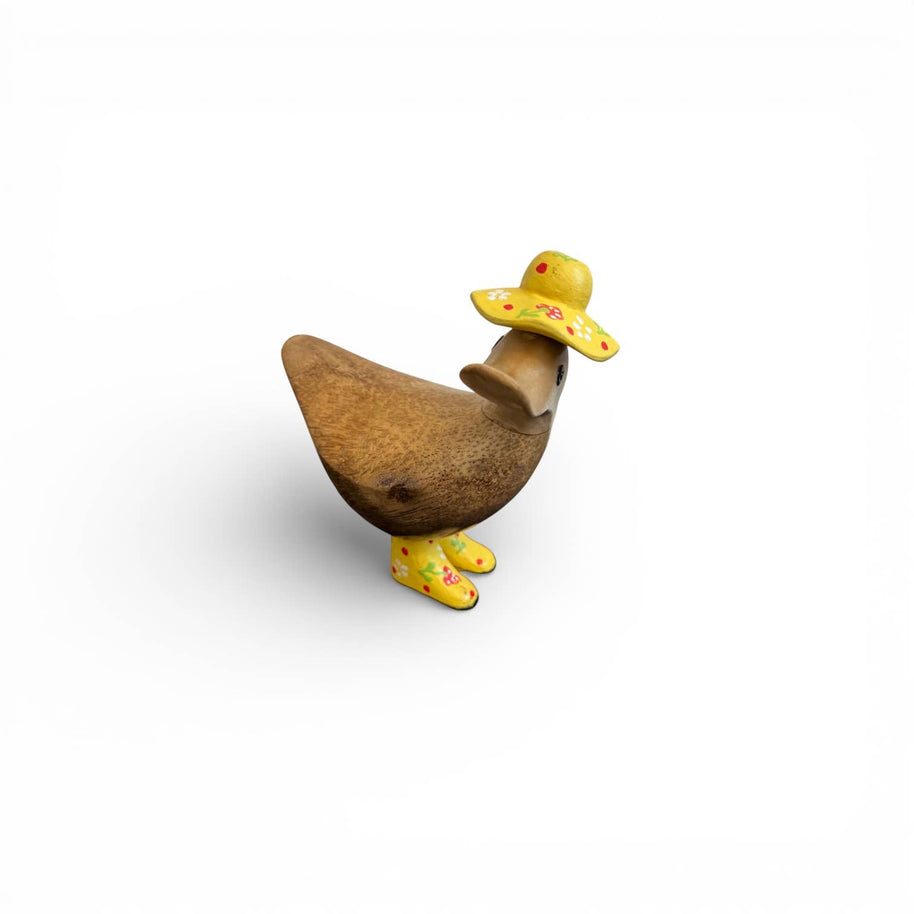 Flower Hat Bamboo Ducky