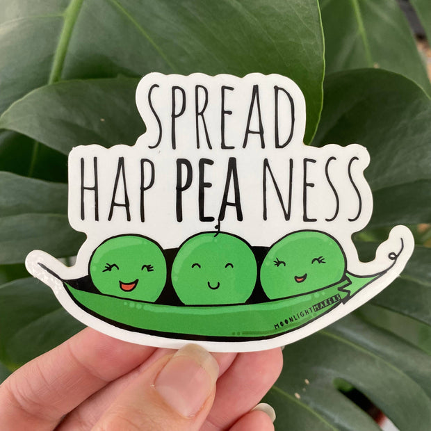 Spread Hap Pea Ness - Sticker