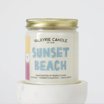 Sunset Beach Candle | Summer Collection - THE SILVER RIPPLE