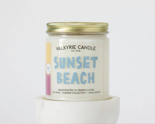 Sunset Beach Candle | Summer Collection - THE SILVER RIPPLE