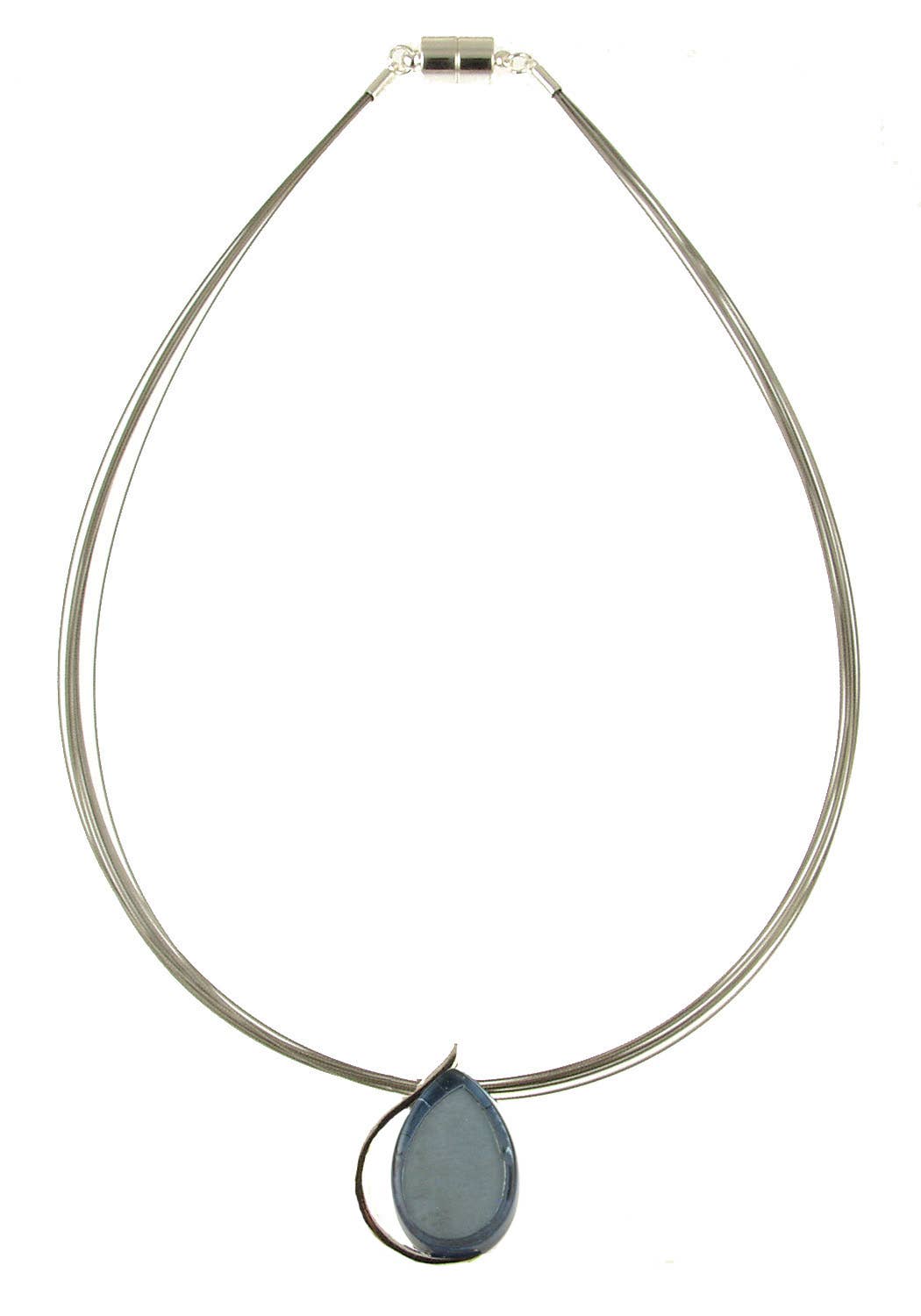 Origin Jewelry - Sapphire teardrop pendant: Sapphire Blue