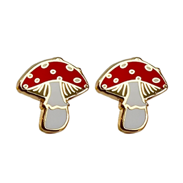 Mushroom Earrings