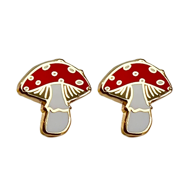 Mushroom Earrings